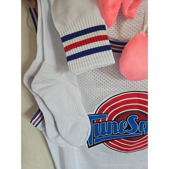 Champion Space Jam Tune Squad LOLA Bunny Basketball Jersey Looney Tunes NBA sz M - Picture 9 of 13